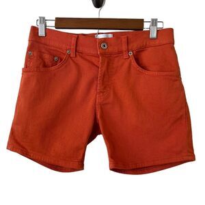 Dondup Button Fly Denim Shorts In Cinnamon Size 26